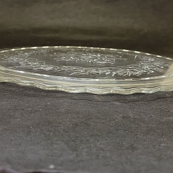 Vintage Apple Blossom Sovereign House Footed Cake Plate 11.5” Serving Plate - Picture 3 of 4